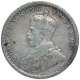 Silver Half Rupee Coin of King George V of Calcutta Mint of 1923.