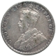 Silver Half Rupee Coin of King George V of Bombay Mint of 1928.