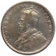 Silver Half Rupee Coin of King George V of Calcutta Mint of 1930.