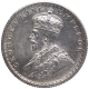 Silver Half Rupee Coin of King George V of Calcutta Mint of 1936.