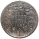 Silver One Rupee Coin of Victoria Queen of Calcutta Mint of 1862.