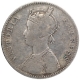 Silver One Rupee Coin of Victoria Empress of Bombay Mint of 1883.