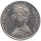 Silver One Rupee Coin of Victoria Empress of Calcutta Mint of 1887.