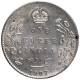 Silver One Rupee Coin of King Edward VII of Bombay Mint of 1907.