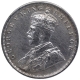 Silver One Rupee Coin of King George V of Calcutta Mint of 1915.