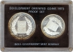 Proof Set of Grow More Food of (2 Coins) Bombay Mint of 1973.