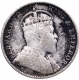 Silver Five Cents Coin of King Edward VII of Strait Settlement.