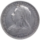 Silver Two Shillings Coin of Queen Victoria of United Kingdom.