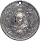 White Metal Medallion of Golden Jubilee of Queen Victoria of United Kingdom.