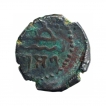 Potin Coin of Rudrasena of Western Kshatrapas.