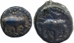 Potin Coins of Damasena of Western Kshatrapas.