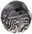 Silver Drachma Coin of Kumaragupta I of Gupta Dynasty.