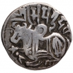 Silver Drachma Coin of Samantadeva of Hindu Shahis of Kabul and Gandhara.