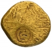 Punch Marked Gold Gadyana Coin of Chalukyas of Kalyana.