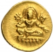 Gold Half Varaha Coin of Krishnadevaraya of Vijayanagara Empire.