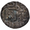 Billon Four Gani Coin of Qutb ud din Mubarak of Khilji Dynasty of Delhi Sultanate.