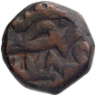 Copper Dam Coin of Akbar of Bairata Mint.