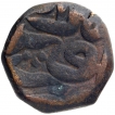 Copper Dam Coin of Akbar of Bairata Mint.