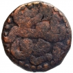 Copper Dam Coin of Akbar of Urdu Zafar Qarin Mint.