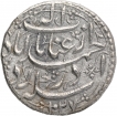 Silver One Rupee Coin of Jahangir of Ahmadabad Mint.