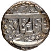 Silver One Rupee Coin of Jahangir of Ahamadnagar Mint.