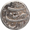 Silver One Rupee Coin  of Jahangir of Burhanpur Mint of Azar Month.