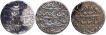 Three Different Variety Silver Rupee Coins of Shah Jahan of Akbarabad & Akbarnagar Mint.