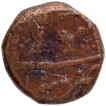 Copper Dam Coin of Aurangzeb Alamgir of Surat Mint.