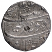 Silver One Rupee Coin of Aurangzeb Alamgir of Akbarabad Mustaqir ul Khilafa Mint.