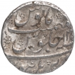 Silver One Rupee Coin of Aurangzeb Alamgir of Burhanpur Mint.