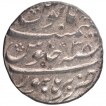 Silver One Rupee Coin of Aurangzeb Alamgir of Burhanpur Mint.