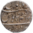 Silver One Rupee Coin of Aurangzeb Alamgir of Chinapatan Mint.