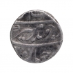 Silver One Rupee Coin of Aurangzeb Alamgir of Murshidabad Mint.