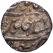 Silver One Rupee Coin of Aurangzeb Alamgir of Sahrind Mint.