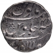 Silver One Rupee Coin of Aurangzeb Alamgir of Sholapur Mint.