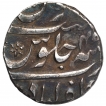 Silver One Rupee Coin of Aurangzeb Alamgir of Zafarabad Mint.