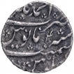 Silver One Rupee Coin of Shah Alam Bahadur of Ahmadnagar Mint.