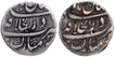 Silver One Rupee Coins of Shah Alam Bahadur of Shahjahanabad Dar ul Khilafa Mint.