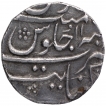 Silver One Rupee Coin of Muhammad Shah of Kanbayat Mint.