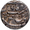 Silver One Rupee Coin of Alamgir II of Azimabad Mint.