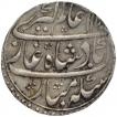 Silver One Rupee Coin of Ahmadnagar Farukhabad Mint of Farukhabad.