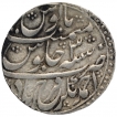 Silver One Rupee Coin of Ahmadnagar Farukhabad Mint of Farukhabad.