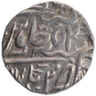 Silver One Rupee Coin of Ravishnagar Sagar Mint of Maratha Confederacy.