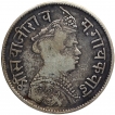 Silver One Rupee Coin of Sayaji Rao III of Baroda State.