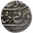 Silver One Rupee Coin of Mir Mahbub Ali Khan of Farkhanda Bunyad Haidarabad Mint of Hyderabad.