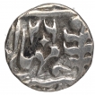 Silver Quarter Rupee Coin of Madho Singh II of Jaipur.