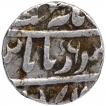 Silver One Rupee Coin of Zalim Singh of Jhalawar Mint of Jhalawar State.