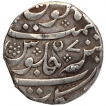 Silver One Rupee Coin of Arkat Mint of Indo French.