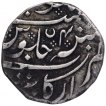 Silver One Rupee Coin of Arkat Mint of India French.