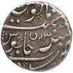 Silver One Rupee Coin of Arkat Mint of Indo French.